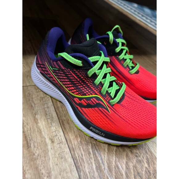 SAUCONY Guide 14 Vizi Pro Multicolor Neon Womens Running Shoes S20654-66 US 5 - Picture 2 of 5